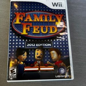 Nintendo Wii Family Feud 2012 Edition Game